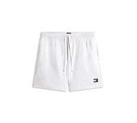 Tommy Jeans - Sweat-Shorts mit Logo aus Waffelstrick grau - Gr. - XL