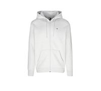 Tommy Jeans TJM Reg S Flag Zip Fleece Thru Kapuzenpullover, Herren, Grau (Silver Grey Heather), Xs