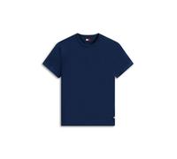 Tommy Jeans - T-Shirt mit Waffelstruktur blau - Gr. - L