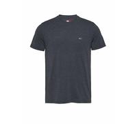 Tommy Jeans Herren T-Shirt Kurzarm Tee Rundhalsausschnitt, Blau (Dark Night Navy Htr), S