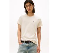 Tommy Jeans T-Shirt "TJM ESSENTIAL SOLID TEE" mit Rundhalsausschnitt und dezenter Logo-Flag (26265106-M)