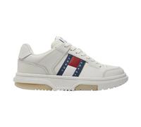 Plateausneaker TOMMY JEANS "THE BROOKLYN ELEVATED" Gr. 40, beige (ecru) Damen Schuhe Sneaker mit seitlichem Logoemblem, Freizeitschuh, Halbschuh, Schnürschuh (94093412-40)