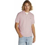 Tommy Jeans Regular Fit Poloshirt mit Logo-Stitching in Pink, Größe L