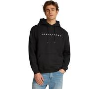 Tommy Jeans Herren Hoodie mit Logo, schwarz, Gr. S