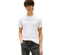 Tommy Jeans Reg Linear Logo Kurzarm-t-shirt (Herstellerartikelnummer: DM0DM20744-PJ4-S)