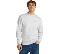 Tommy Jeans TJM Reg S Flag Crew Pullover Sweatshirt, Herren, Grau (Silver Grey Heather), XXL