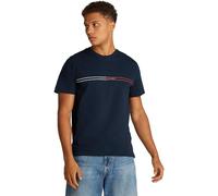 TOMMY JEANS TJM Slim Entry Graphic Tee Herren, Blau (Dark Night Navy), 3XL