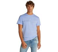 TOMMY JEANS TJM Slim Entry Graphic Tee Herren, Blau (Sweet Blue), XXL_Plus
