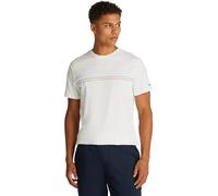 TOMMY JEANS TJM Slim Entry Graphic Tee Herren, Weiß (Ecru), L