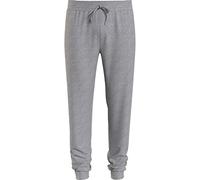 Sweathose TOMMY JEANS "TJM SLIM FLEECE SWEATPANT" Gr. S, N-Gr, grau (lt grey htr) Herren Hosen Sweathosen (81305967-S)