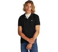Tommy Jeans TJM Slim Placket Polo EXT S/S Polo Men's, Black (Black), XXL