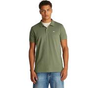 Tommy Jeans TJM Slim Placket Polo EXT S/S Polo Men's, Green (Aruba Green), S