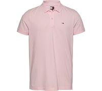 Tommy Jeans TJM Slim Placket Polo EXT S/S Polo Men's, Pink (Precious Pink), L