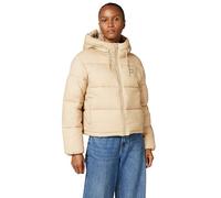 Tommy Jeans TJW DW0DW21625 Damenjacke mit Kapuze, Braun, Größe L, Braun (Malzmilch), L