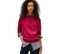 Tommy Jeans Tjw Reg S Flag Hoodie Dw0dw19958 Kapuzenpullover, Violett (Kirsche Lavish), XXS für Damen, Violett (Lavish-Kirsch), XXS