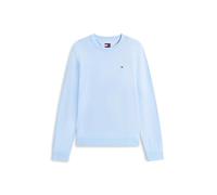Tommy Jeans - Tommy Flag leichtgewichtiger Slim Fit Pullover blau - Gr. - XL