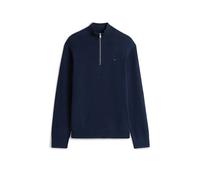 TOMMY JEANS Troyer Pullover dunkelblau | S