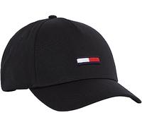 Tommy Jeans Unisex Cap TJU Flag Basecap, Schwarz (Black), Einheitsgröße