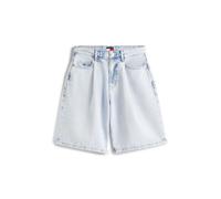 Tommy Jeans - Weite Jeans-Bermudashorts mit hoher Taille blau - Gr. - 29