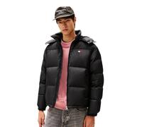 Tommy Jeans Winter-Daunenjacke Alaska Down Puffer EXT (warm, mit Kapuze) schwarz Herren, Größe XXL