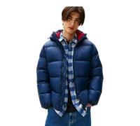 Tommy Jeans Winter-Daunenjacke Essential Down Jacket EXT mit Kapuze (warm, wasserabweisend) dunkelblau Herren, Größe 4XL