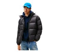 Tommy Jeans Winter-Daunenjacke Essential Down Jacket EXT mit Kapuze (warm, wasserabweisend) schwarz Herren, Größe XL