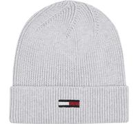 Tommy Jeans Elongated Flag Beanie Grau Mann (Herstellerartikelnummer: AW0AW16777-P9V-OS)