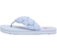 Tommy Hilfiger Zehentrenner mit geflochtenem Riemen in Hellblau, Größe 39