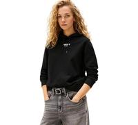 Tommy Jeans Women's TJW REG ESS Logo 2 Hoodie EXT DW0DW20943 Pullover Hoodie, Black (Black), XS, Schwarz (Schwarz), XS