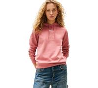 Tommy Jeans Regular Fit Hoodie aus reiner Baumwolle in Rostrot, Größe XS