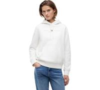 Tommy Jeans Women's Tjw Reg Us Linear Hoodie DW0DW23485 Pullover Hoodie, White (Ecru), M