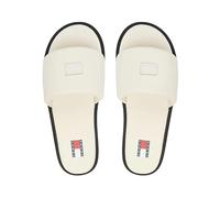Tommy Jeans Women's Tjw Soft Padded Casual Slide EN0EN02950 Flat Sandals, White (Ivory), 40 EU