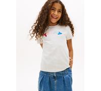 TOMMY PUFF PRINT TEE SS Light Grey Heather - Gr. - 16