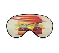 Tomorrow I'll Start Running Augenmaske, Seitenschlafmaske, leichte Augenbinde, Schlafmaske, Nasenpolster und Gummiband für Kinder, Frauen und Männer