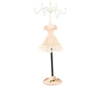 Tomotato Schmuckständer, 25×9.5cm Schmuckständer Puppe Modell mit Kleid
