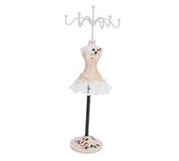 Tomotato Schmuckständer, 25×9.5cm Schmuckständer Puppe Modell mit Kleid
