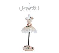 Tomotato Schmuckständer, 25×9.5cm Schmuckständer Puppe Modell mit Kleid