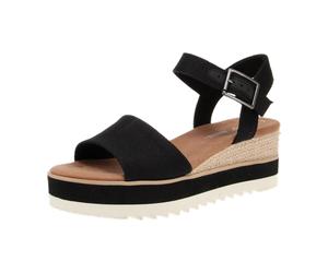 TOMS 10017856 Diana - Damen Schuhe Sandaletten - Black für Damen, schwarz, Größe 37 EU
