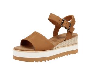 TOMS 10019757 Diana - Damen Schuhe Sandaletten - Tan für Damen, braun, Größe 42 EU