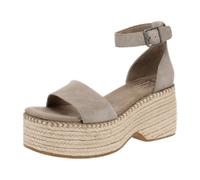 TOMS 10020743 Laila - Damen Schuhe Sandaletten - Natural für Damen, grau, Größe 40 EU