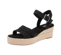 TOMS 10020749 Audrey - Damen Schuhe Sandaletten - Black für Damen, schwarz, Größe 41 EU