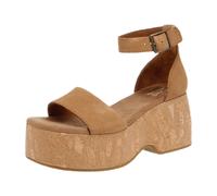 TOMS 10020755 Laila - Damen Schuhe Sandaletten - Tan für Damen, braun, Größe 38 EU