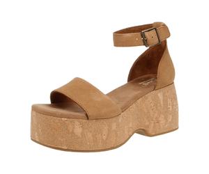 TOMS 10020755 Laila - Damen Schuhe Sandaletten - Tan für Damen, braun, Größe 38 EU