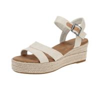 TOMS 10020758 Audrey - Damen Schuhe Sandaletten - Natural für Damen, beige, Größe 42 EU