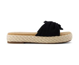 Toms Abby Slide black beachside woven/knot 38