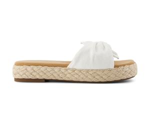 Toms Abby Slide white beachside woven/knot 38.5