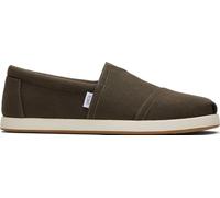 TOMS Alp FwdLoafer für Herren, flach, Canteen gewachstes Segeltuch aus recycelter Baumwolle, 42.5 EU