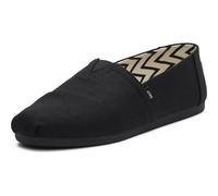 Toms Shoes Espadrilles Alpargata Classic Baumwoll-Heritage-Canvas Schwarz Herren 43