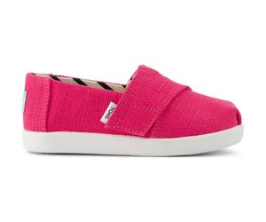 Toms Alpargata Classic fuchsia heritage canvas 19.5