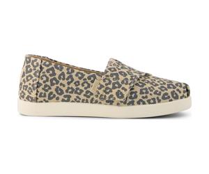 Toms Alpargata Classic oatmeal small leopard spots 34.0